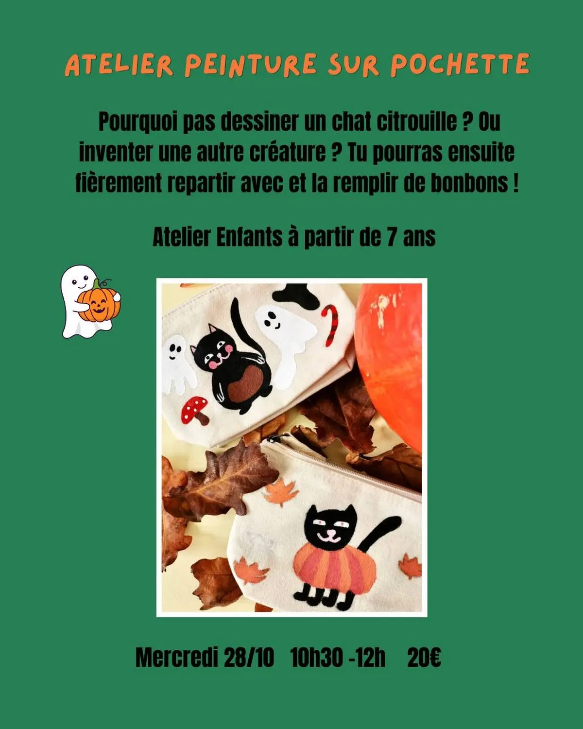 Atelier enfant peinture sur pochette  - Kompo Concept