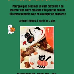 Atelier enfant peinture sur pochette  - Kompo Concept