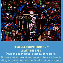 Atelier enfant : «Pixelise ton patrimoine !»