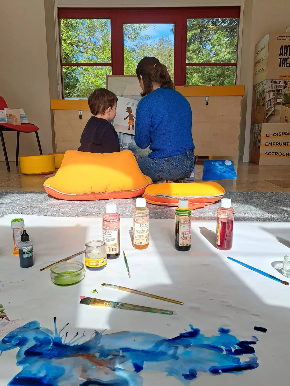 Atelier enfant Raconte moi un tableau à Frayssinet-le-Gélat