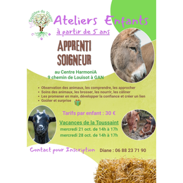 Atelier enfants apprentis soigneurs