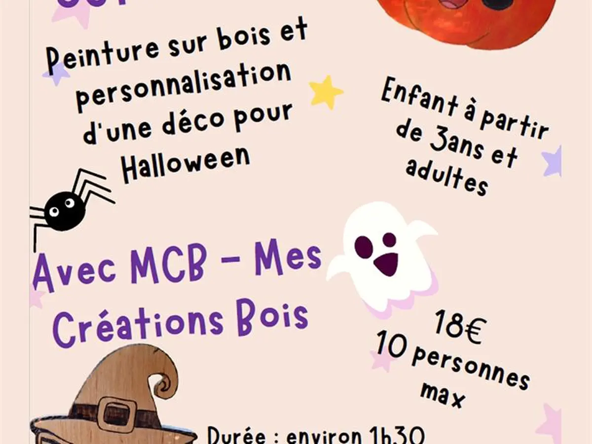 Atelier Enfants Déco de Halloween