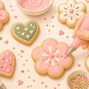 Atelier enfants décoration de biscuits en famille à Paris 18 – Le Cookie Club