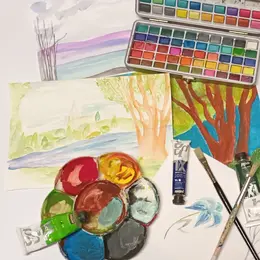 Atelier enfants Paysage - atelier peinture