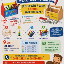 Atelier enfants spécial Fête des pères