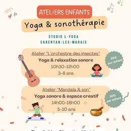 Atelier enfants : Yoga & espace créatif