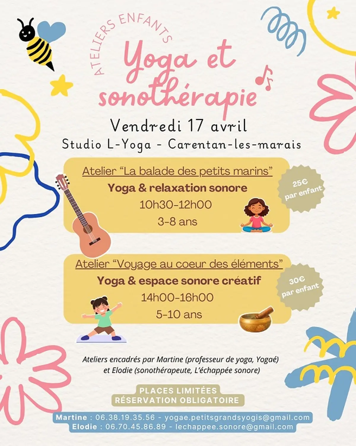 Atelier enfants : Yoga & relaxation sonore