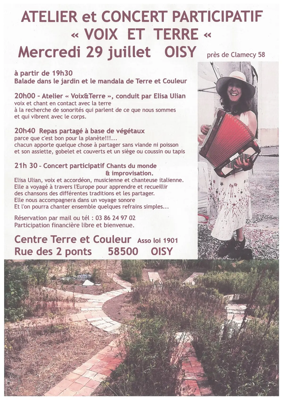 Atelier et Concert participatif Voix et Terre