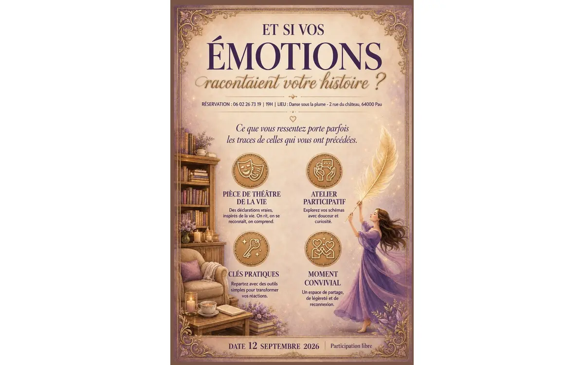 Atelier Et si vos émotions racontaient votre histoire?