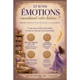 Atelier Et si vos émotions racontaient votre histoire?