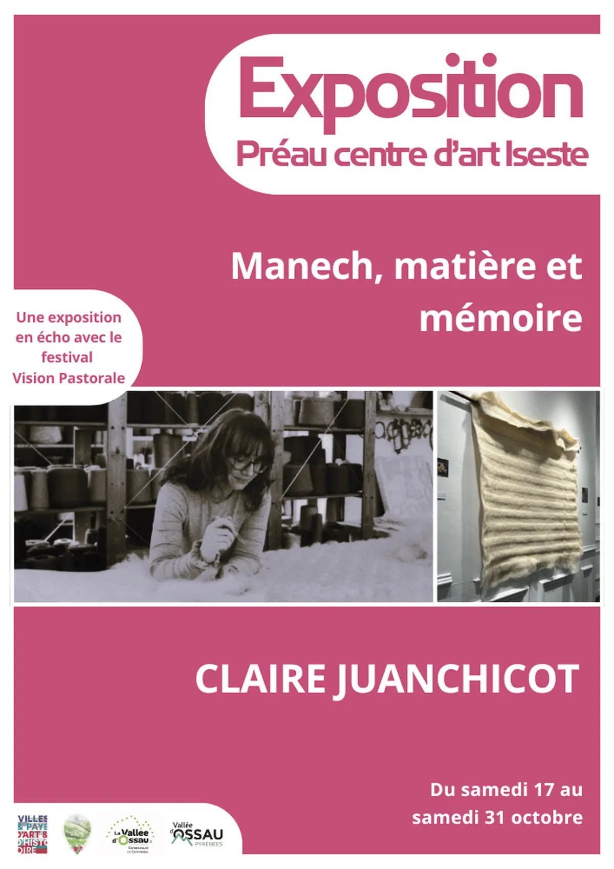 Atelier et Vernissage - Manech, matière et mémoire