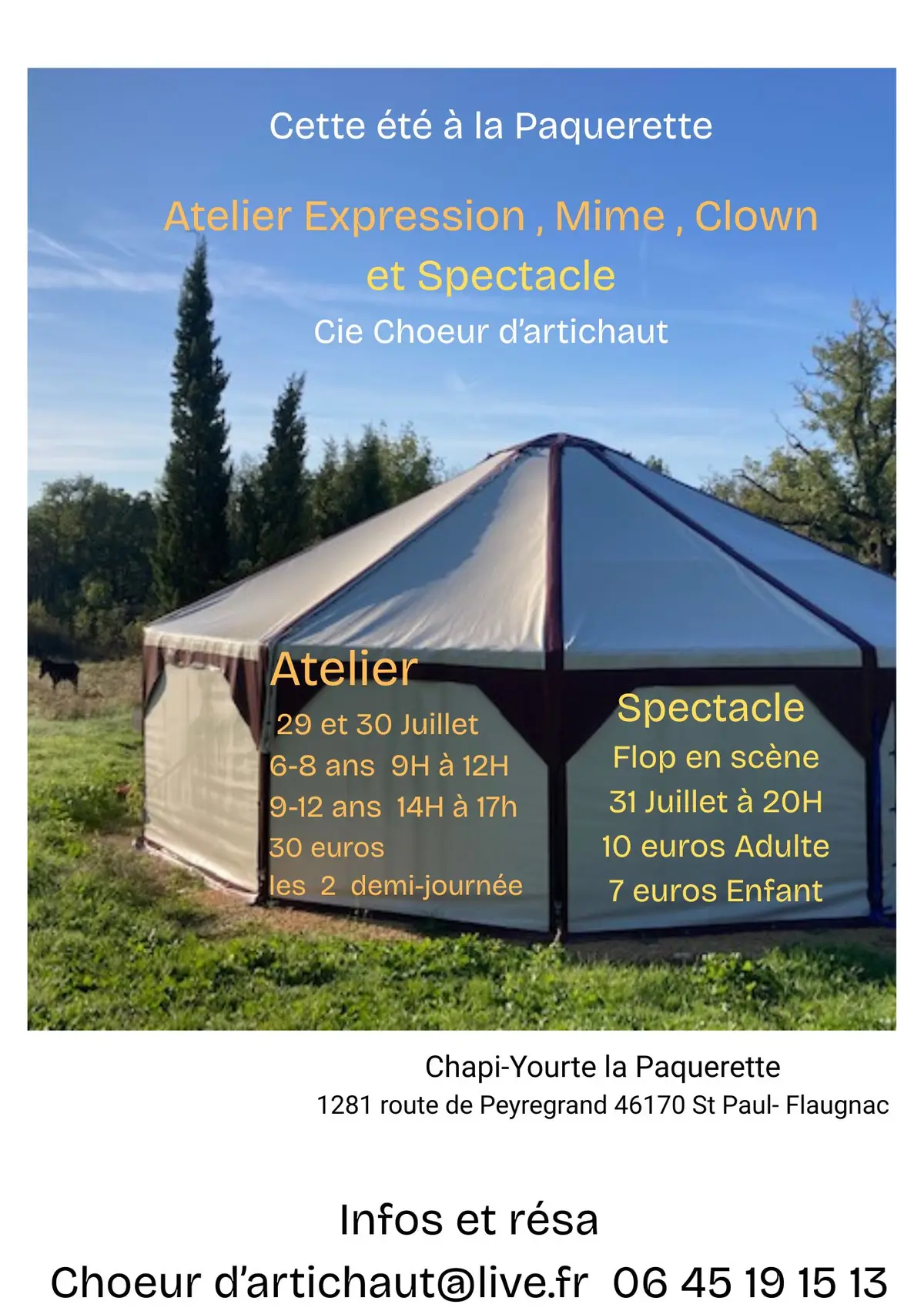 Atelier Expression Mime et Clown