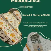 Atelier fabrication d'un marque-page