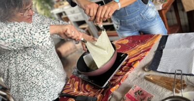 Atelier fabrication de bee wrap &agrave; Bois-Anzeray (27)