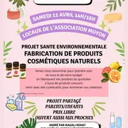 Atelier fabrication de cosmétiques naturels