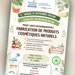 Atelier fabrication de produits cosmétiques naturels