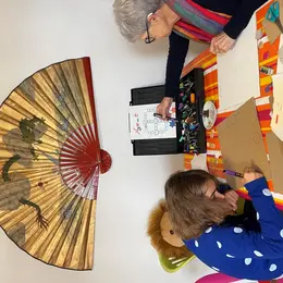 Atelier fabrication jeu en matière recyclée