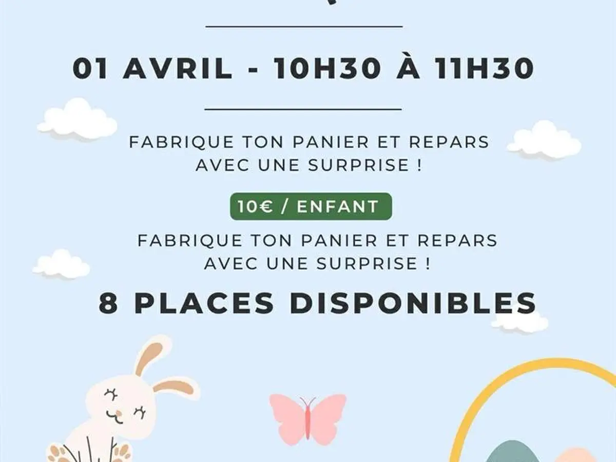 Atelier - Fabrication panier de Pâques