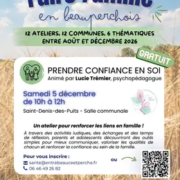 Atelier Faire Famille en Beauperchois : Prendre confiance en soi