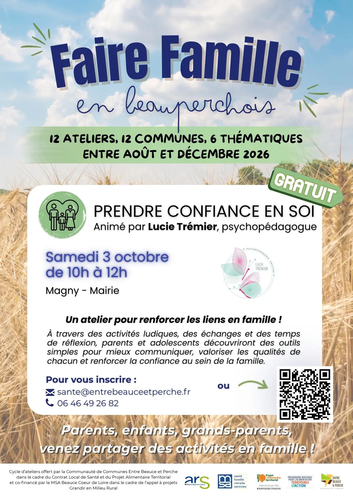 Atelier Faire Famille en Beauperchois : Prendre confiance en soi