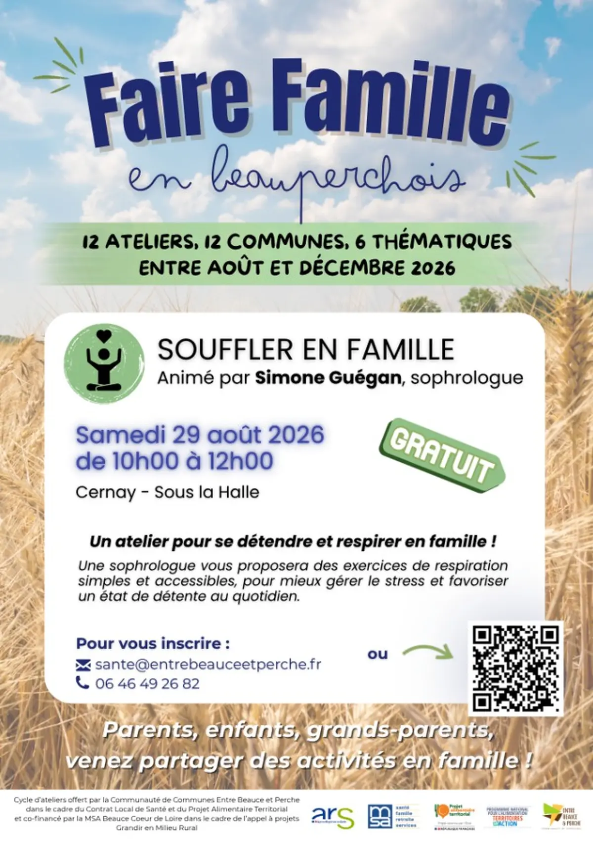Atelier Faire Famille en Beauperchois : Souffler en famille