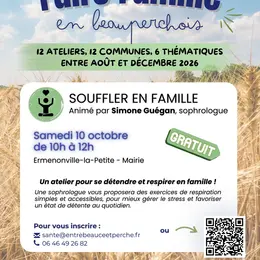 Atelier Faire Famille en Beauperchois : Souffler en famille