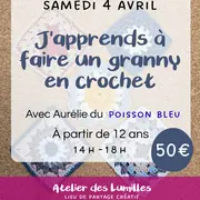 Atelier - Faire un granny en crochet