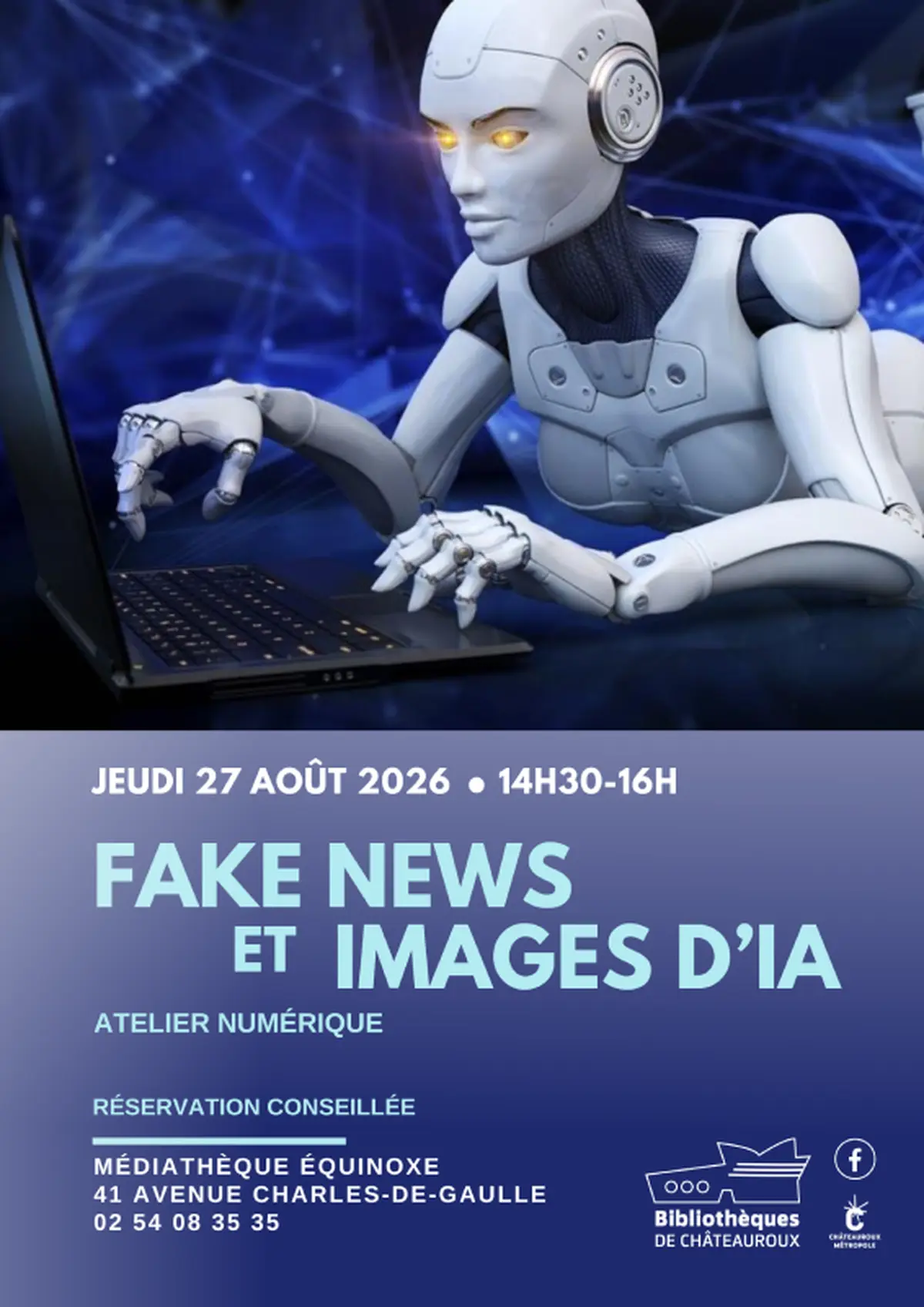 Atelier : Fake news et images d'IA