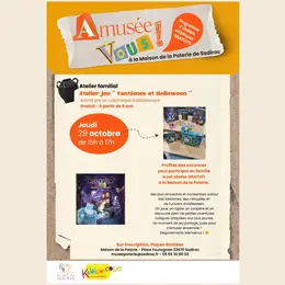 Atelier familial Fantômes et Halloween : jeux sur le thème d'Halloween