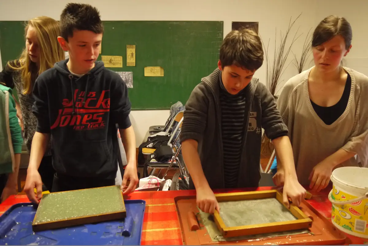 Atelier  famille “Apprentis papetiers et création naturelles”