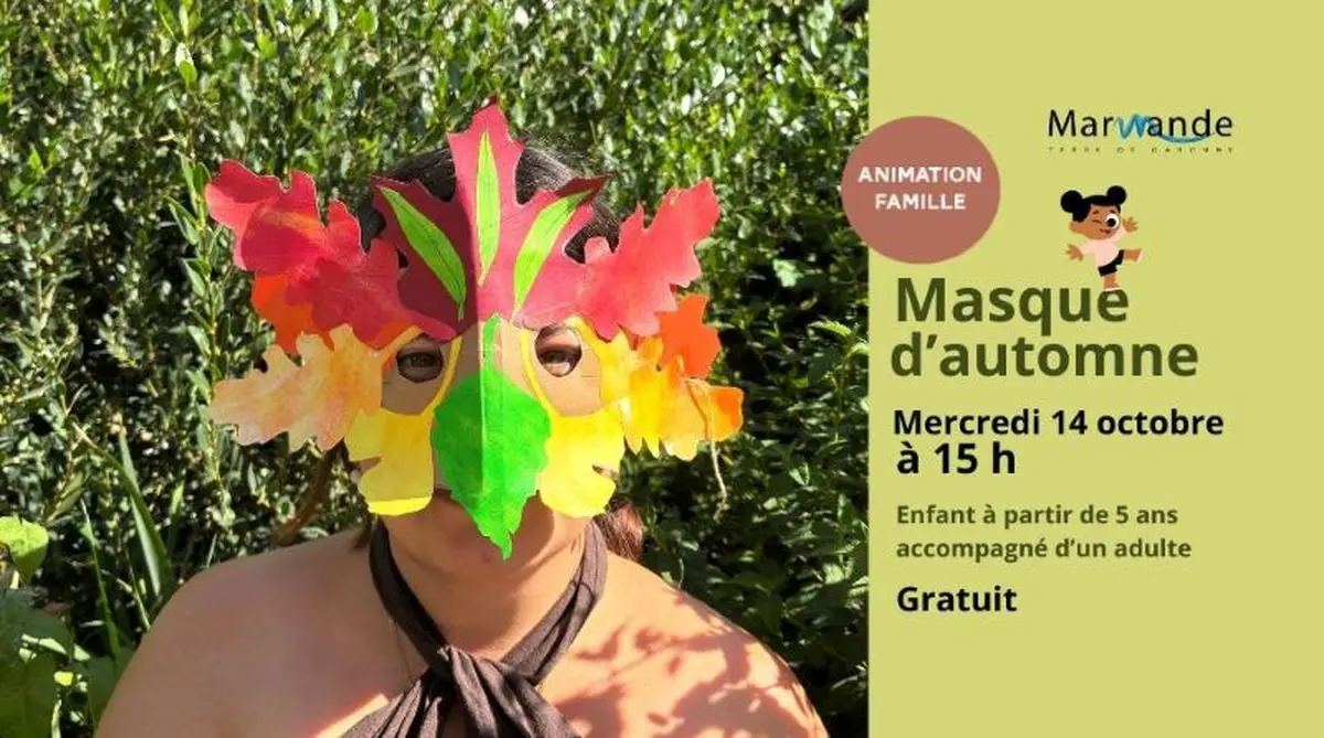 Atelier Famille au Musée Marzelles : Masque d'Automne
