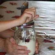 Atelier famille : beurre à la baratte