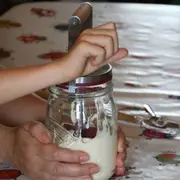 Atelier famille : beurre à la baratte