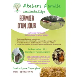 Atelier famille fermier d’un jour