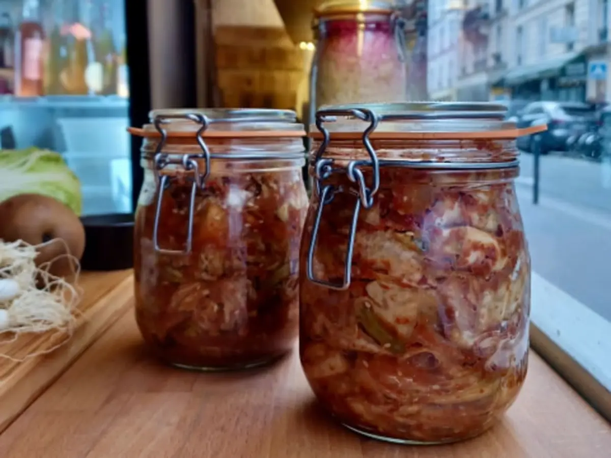 Atelier fermentation kimchi et légumes maison à Paris 11ème