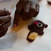 Atelier feutrage à l'aiguille