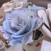 Atelier fleurs champêtres en papier