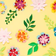 Atelier fleurs en origami