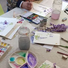 Atelier fleurs et façades en aquarelle à Lyon 3ème