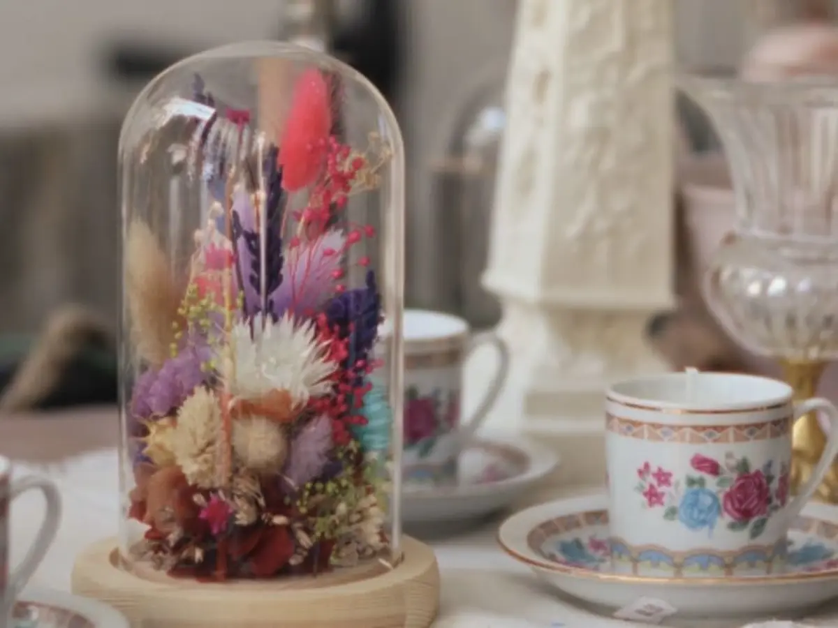 Atelier fleurs séchées sous cloche à Gentilly (94)