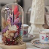 Atelier fleurs s&eacute;ch&eacute;es sous cloche &agrave; Gentilly (94)