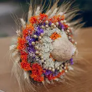 Atelier floral : Composition de couronnes de fleurs séchées
