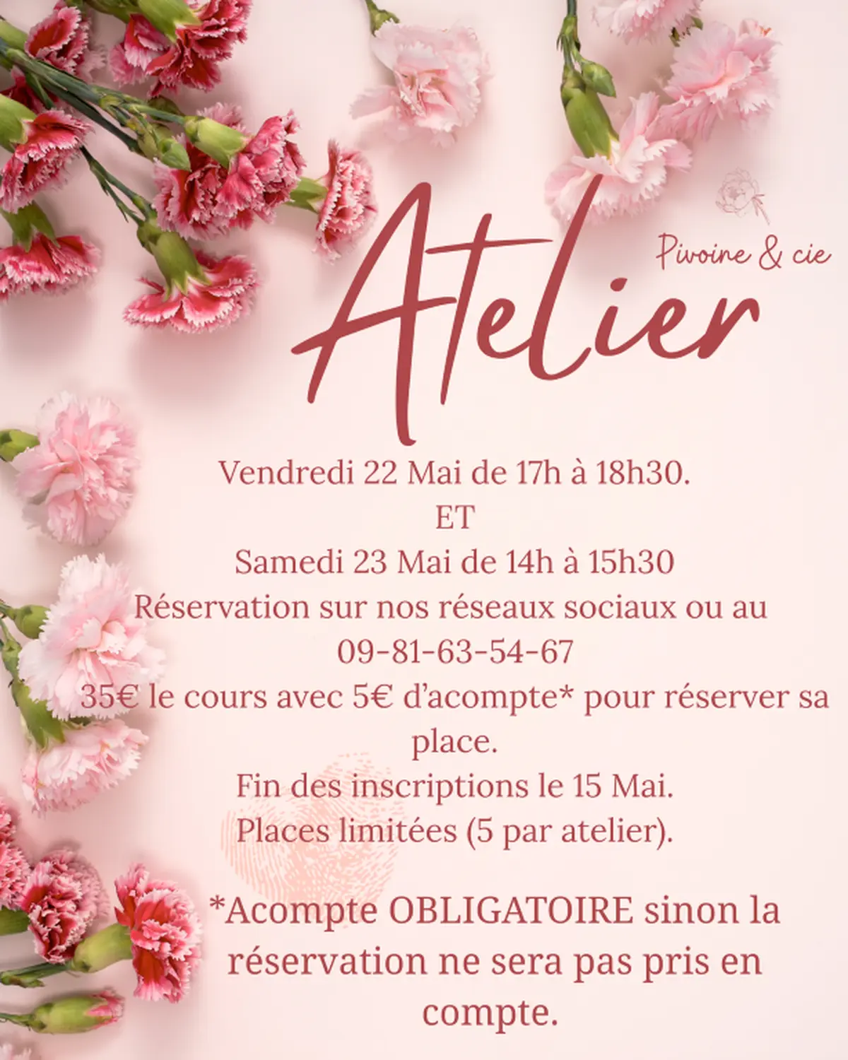 Atelier floral Pivoine & Cie