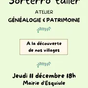 Atelier généalogie et patrimoine