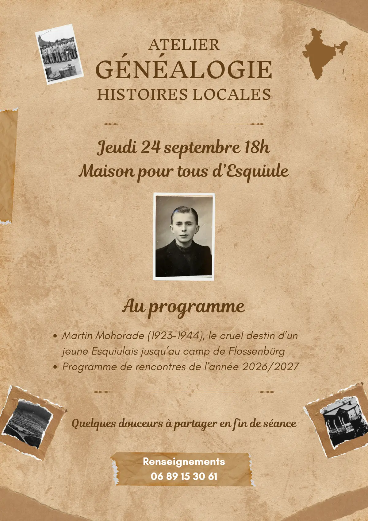Atelier généalogie - Histoires locales