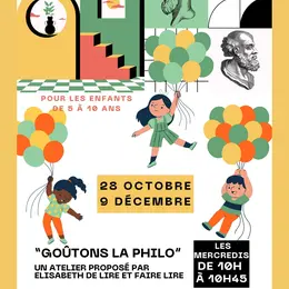 Atelier « Goûtons la philo »