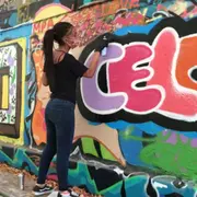 Atelier graffiti mural à Paris 14ème