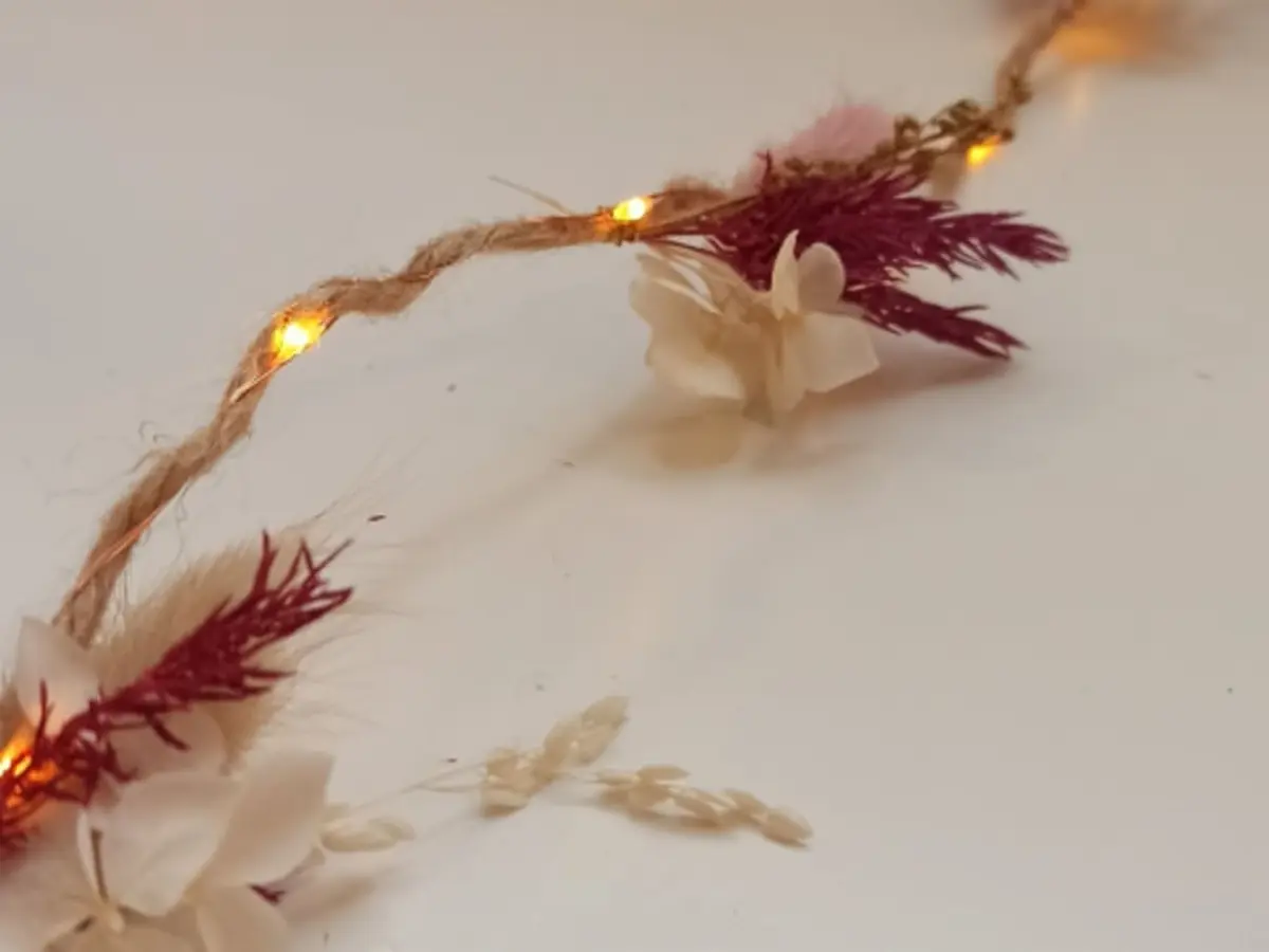 Atelier guirlande en fleurs séchées à Strasbourg (67)