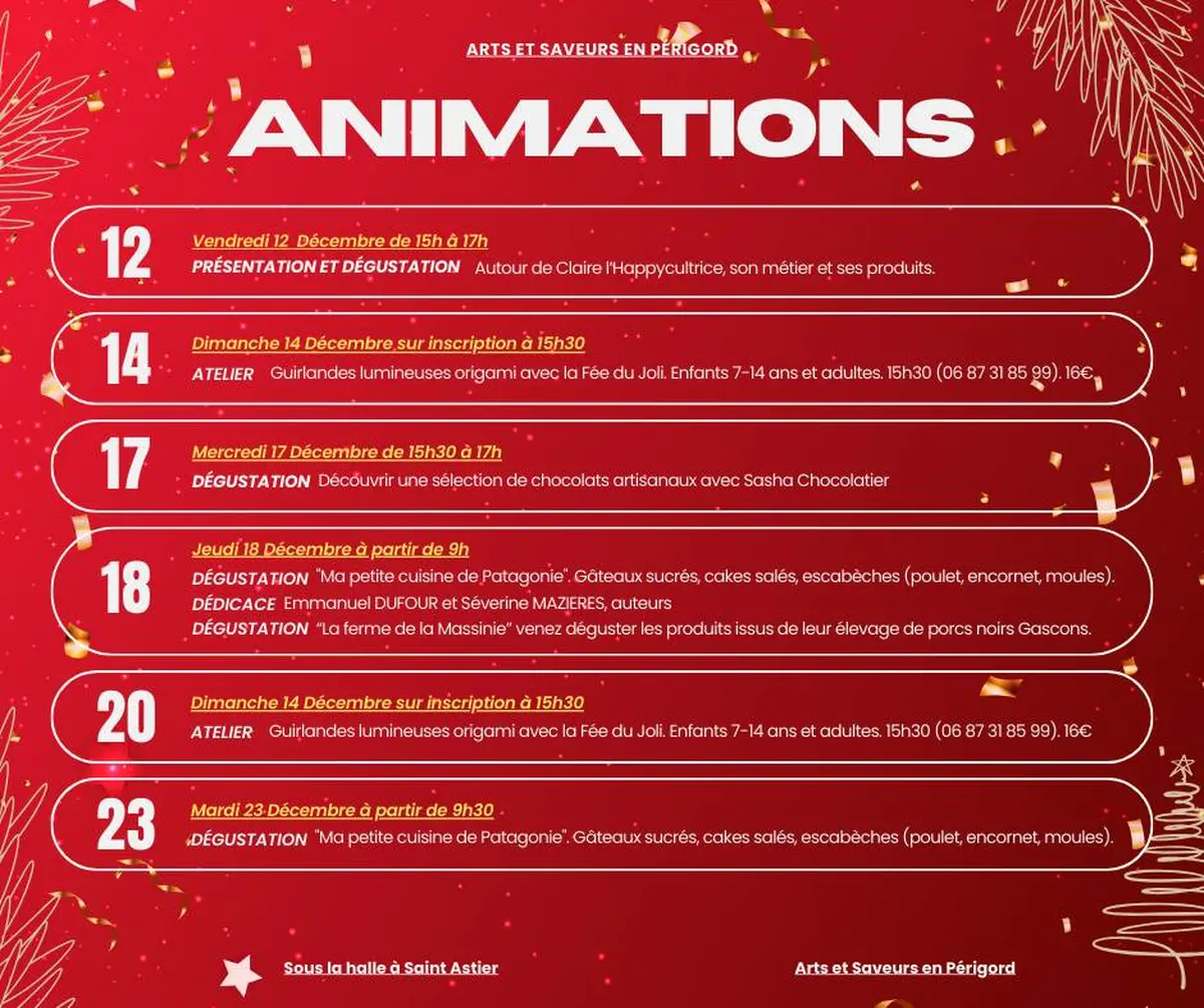 Atelier guirlandes lumineuses