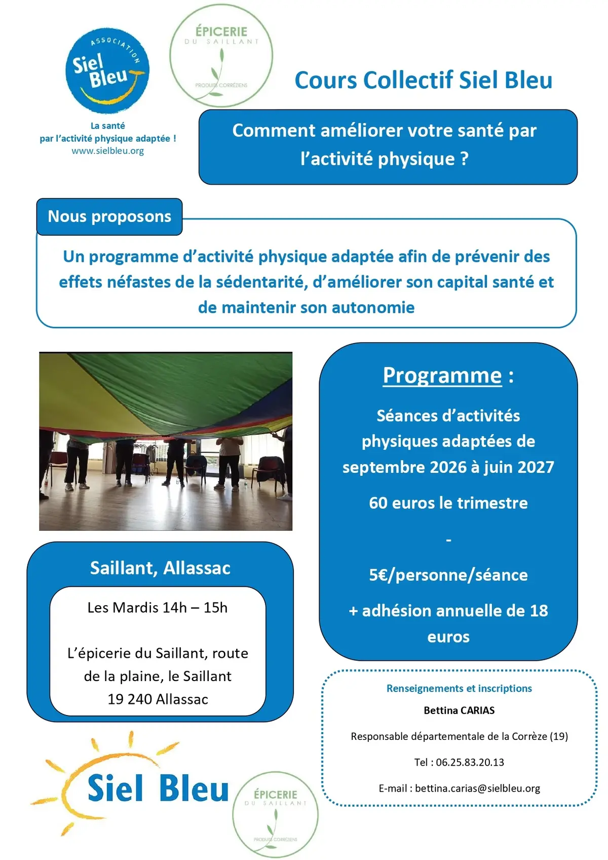 Atelier gym douce et mémoire